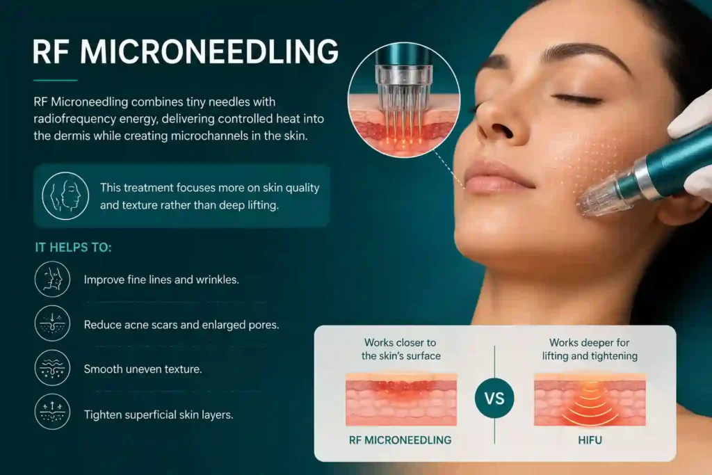 What Does RF Microneedling Do That HIFU Alone Cannot Chester