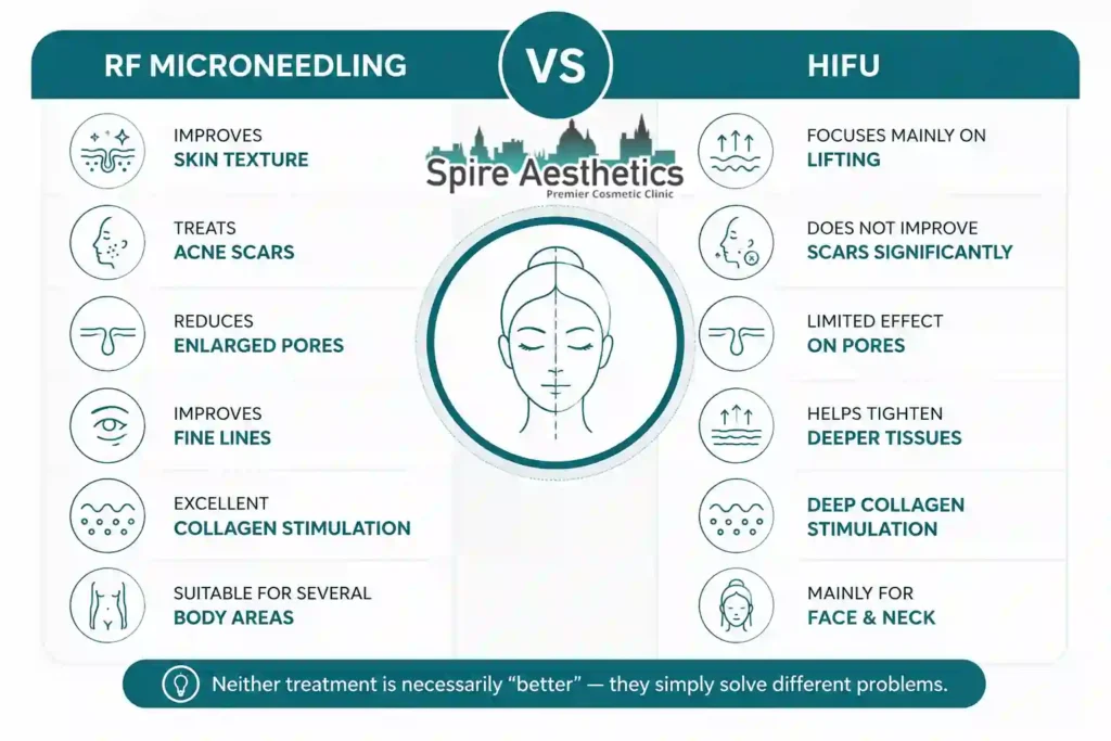 RF Microneedling vs HIFU: Which Treatment Gives Better Results Chester?