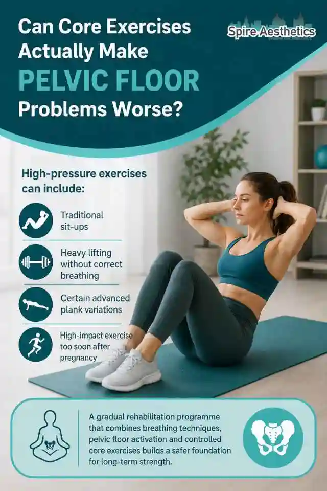 Can Strengthening Your Core Alone Actually Make Pelvic Floor Problems Worse Chester?